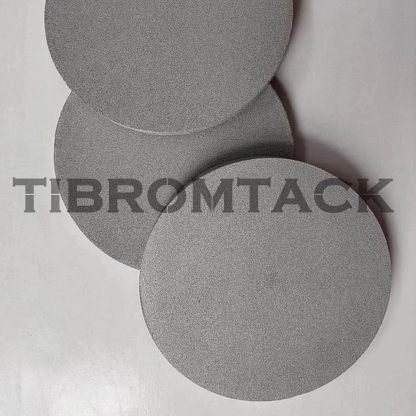 TIBROMTACK Stainless Steel Powder Sintered Filter Round Plates,Ultrafine Body Filter Supply Chemical Pharmaceutical,Diameter 3.93in,Precision 30μm,Thickness 0.11in