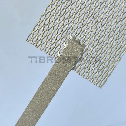 PLANODE 2"x4" Platinum Titanium Anode Platinized Ti Mesh for Jewelry Plating Gold or Rhodium Plating
