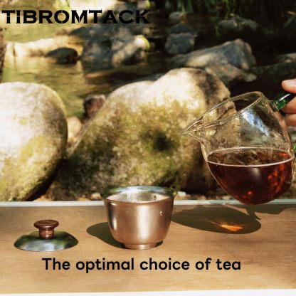 Titanium Tea Cup - Food-Grade, Ultralight & Rust-Resistant, Suitable for Daily Use & Outdoor Activities, Heat-Resistant Design with Comfortable Grip, BPA-Free Drinkware​