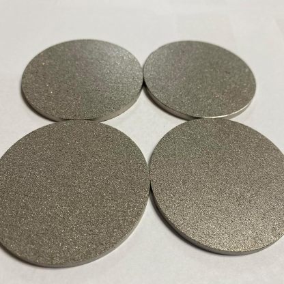 1 Pc Round Titanium Powder Sintered Plates Gas Distribution Conditioning System Air Stratification Filter Porous Titanium Plate 50μm