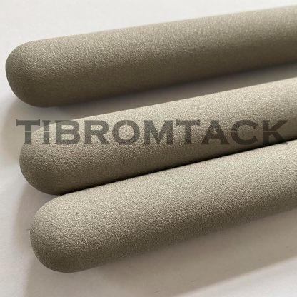 Microporous Titanium Filter Tubes, 3 Pieces of Metal Titanium Rod Steam Filter Cartridges, Titanium Metal Sintered Filter Cartridge Dia25mm*228mm