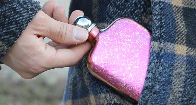 pink flask
