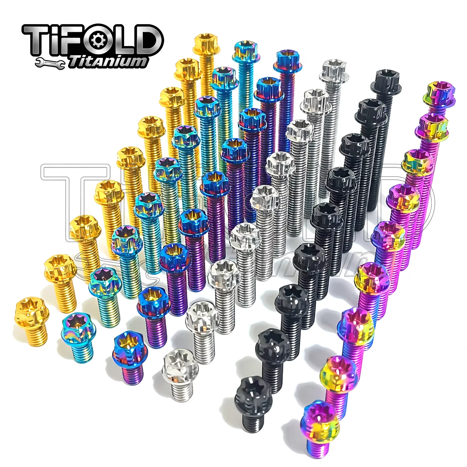 M6 Titanium Bolts 1Piece, T30 Torx Screwdriver Head, High Strength Lightweight for Motorcycle