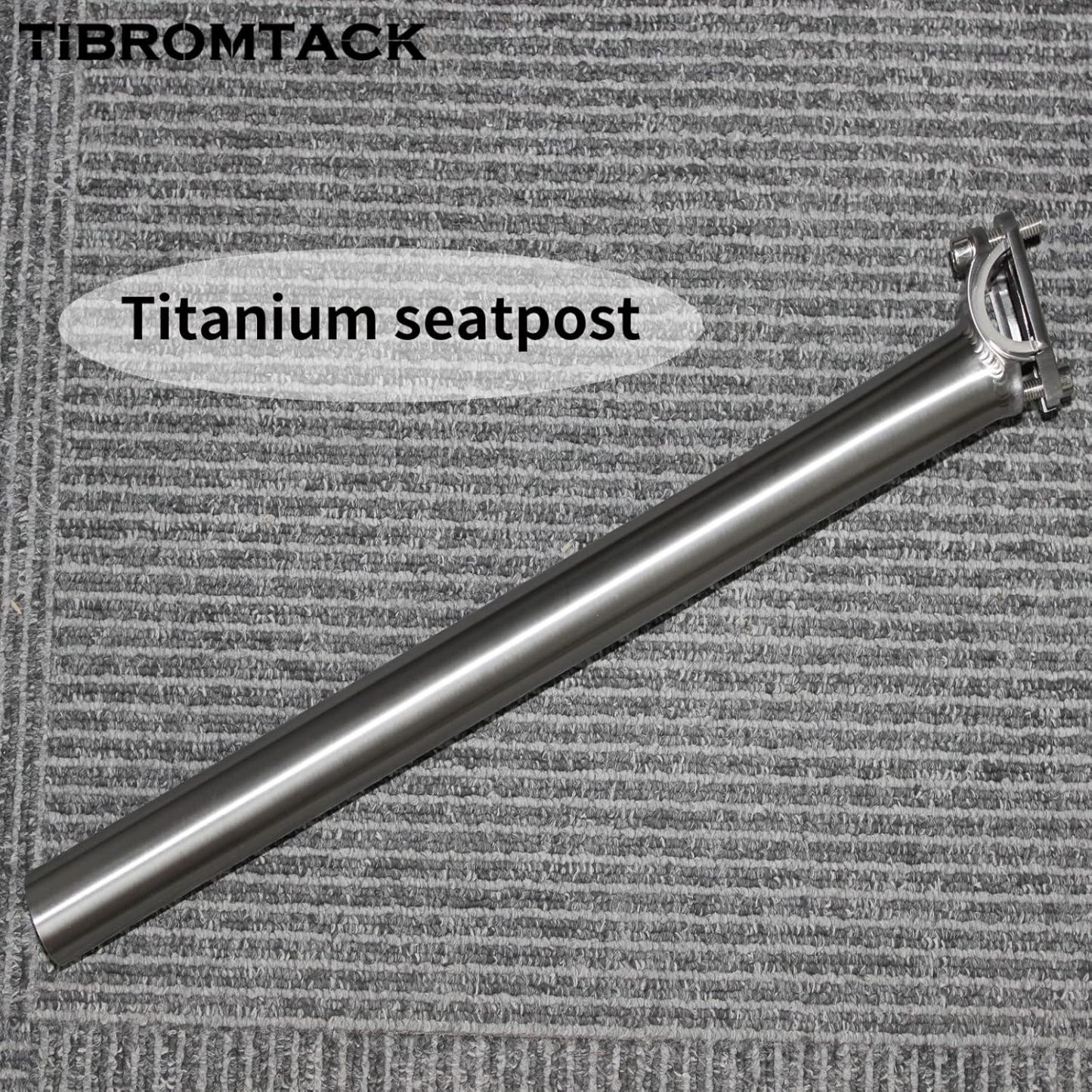 Titanium Seatpost 27.2mm for Road Bike, Grade 9 Aerospace Alloy, 20mm Offset, 245g Ultra-Lightweight, High-Strength Bicycle Seat Post
