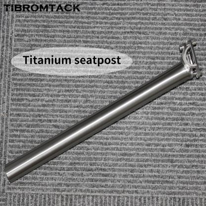 Titanium Seatpost 27.2mm for Road Bike, Grade 9 Aerospace Alloy, 20mm Offset, 245g Ultra-Lightweight, High-Strength Bicycle Seat Post