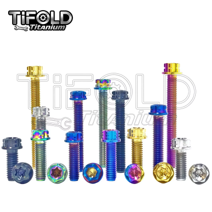  M6 Titanium Bolts 1Piece, T30 Torx Screwdriver Head, High Strength Lightweight for Motorcycle