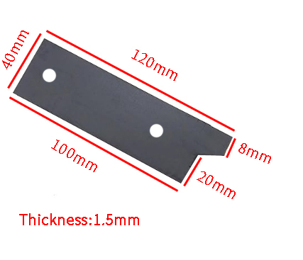 Titanium Anode plates 10pcs with Ruthenium iridium coating 120*40mm