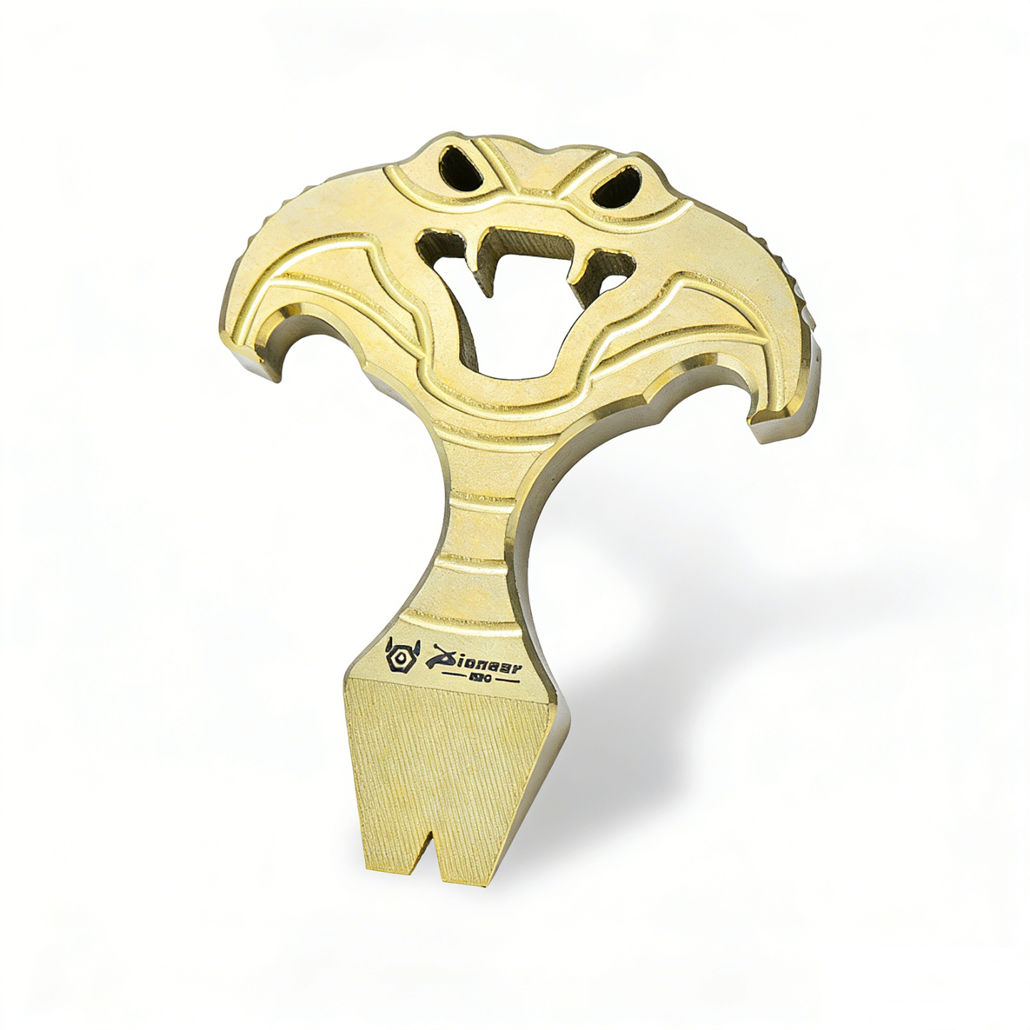 TIBROMTACK Titanium EDC Pry Bar, Mini 1.2oz Lightweight Multitool for Camping, Emergency Situations, Bottle Opener