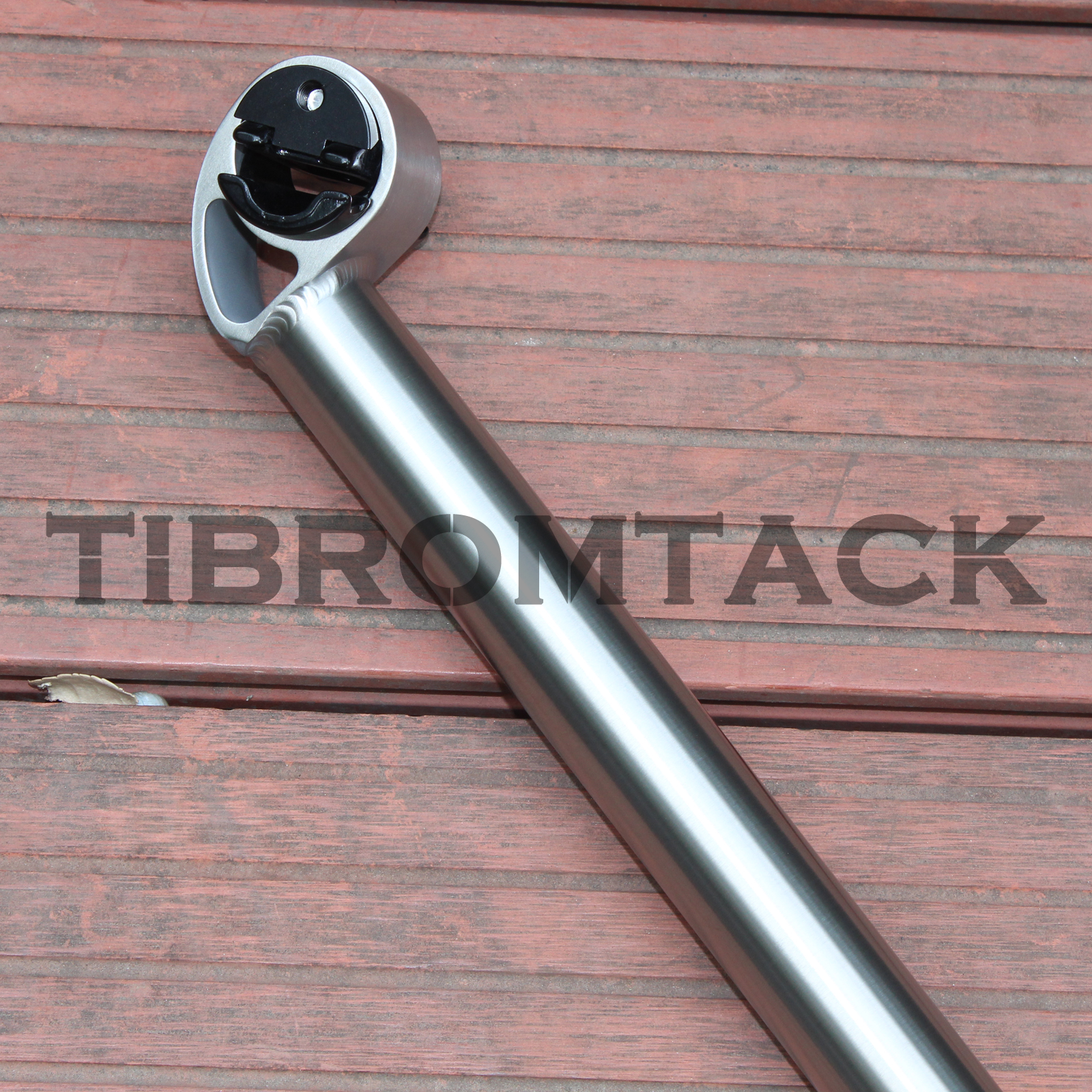 Titanium Bike Seat Post 290g, 350mm x 27.2mm, Lightweight Seat Tube for Road Bicycle Bird head shape