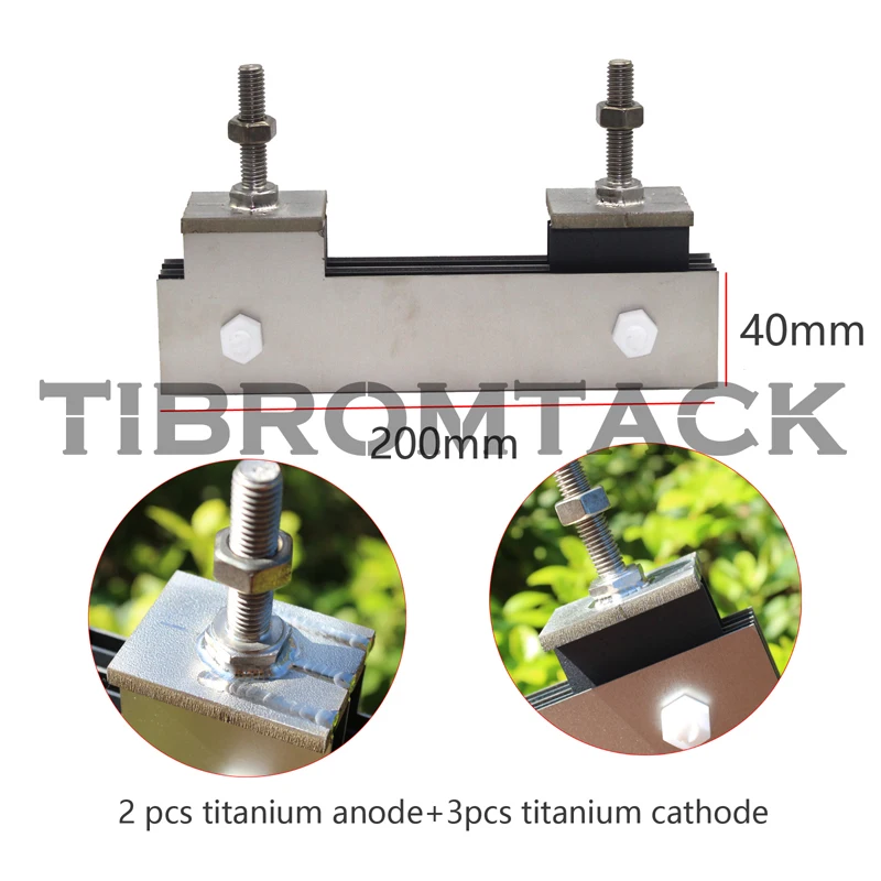 Ruthenium Iridium Coated Titanium Anode 2 big sets and 3 small sets