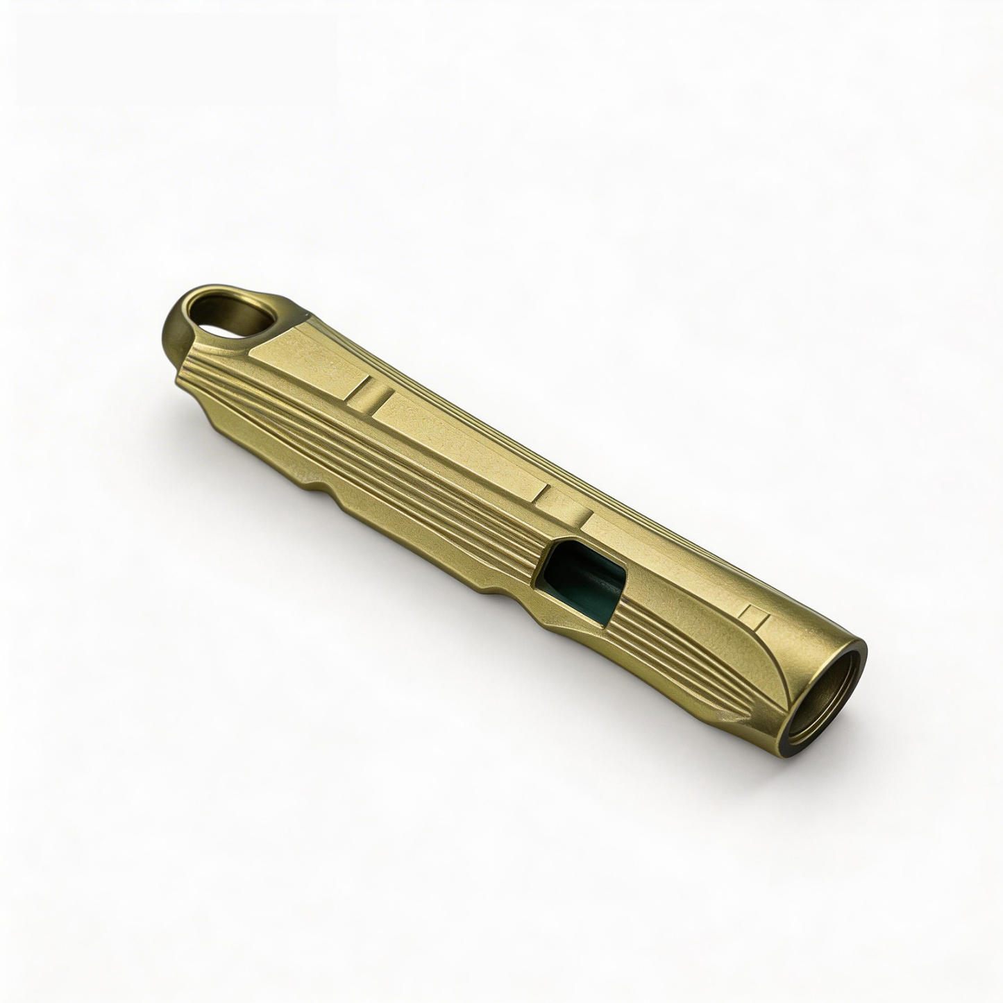 TIBROMTACK Titanium Whistle, Gr5 Titanium Emergency Whistle Loud Survival Whistle, Portable Whistles for Outdoor
