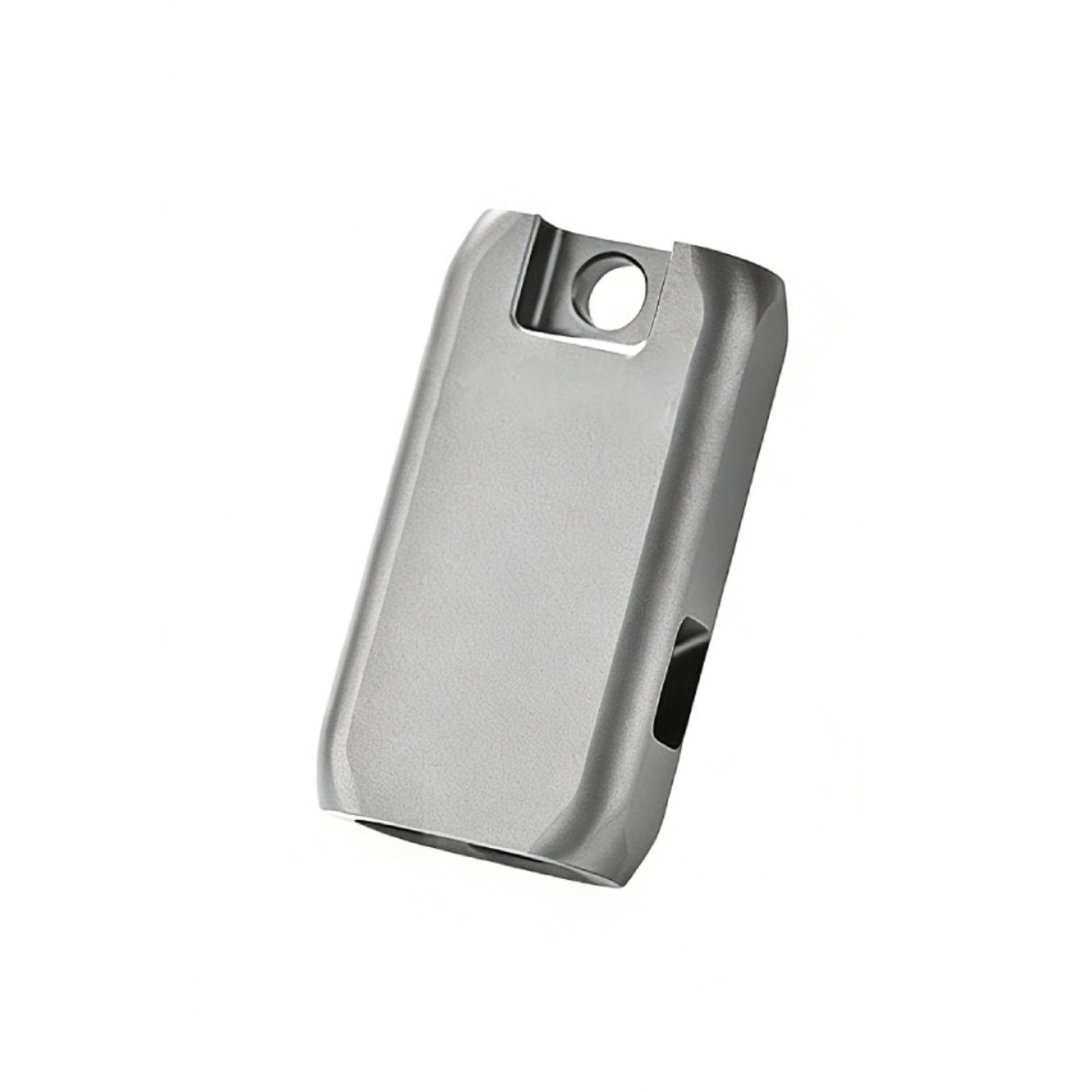 TIBROMTACK Gr5 Titanium Alloy Double Tube Emergency Whistle, Loud Survival Safety Whistle, Mini Lightweight Hiking Whistle with Keychain, Outdoor Emergency Whistle Necklace for Adults