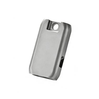 TIBROMTACK Gr5 Titanium Alloy Double Tube Emergency Whistle, Loud Survival Safety Whistle, Mini Lightweight Hiking Whistle with Keychain, Outdoor Emergency Whistle Necklace for Adults