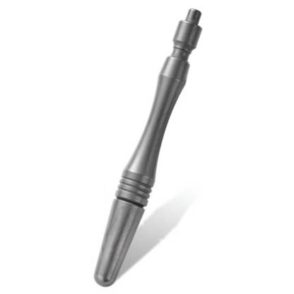 TIBROMTACK Titanium Tactical Pen, Gr5 Titanium Alloy EDC Pen, Portable Bolt Action Ridge Pen for Men, Lightweight Metal Alloy Writing Instrument for Outdoor Carry & Self Protection