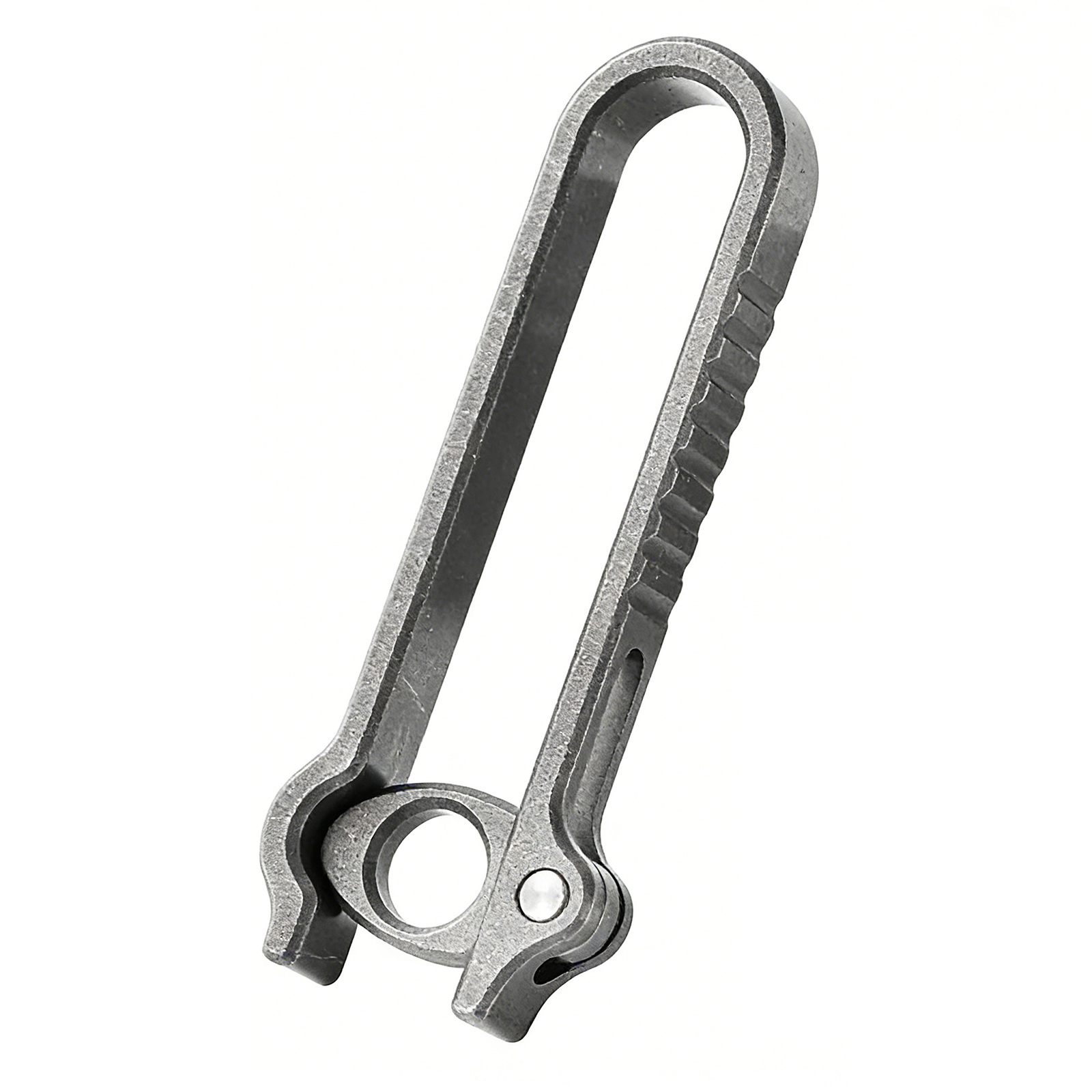 TIBROMTACK Titanium Alloy Key Clip, Belt Clip for Keys with Quick Release Buckle, Lightweight High Strength (58×21×6mm/10.3g)