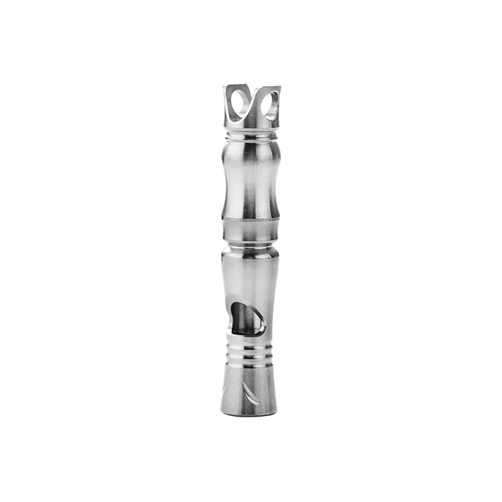 TIBROMTACK Gr5 Titanium Alloy Single Tube Loud Emergency Survival Whistle, Safety Whistle for Hiking Camping Dog Training Adults Emergency