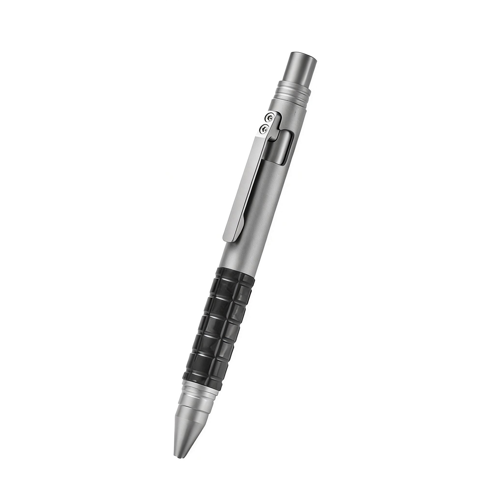 TIBROMTACK Titanium Tactical Pen, Bolt Action Pen for Self Defense Weapons, Gr5 Titanium Alloy, Smooth Writing & Multi-Functional, Lightweight 1.27oz/36g, 5.04in×0.39in EDC Pen for Outdoor & Daily Use