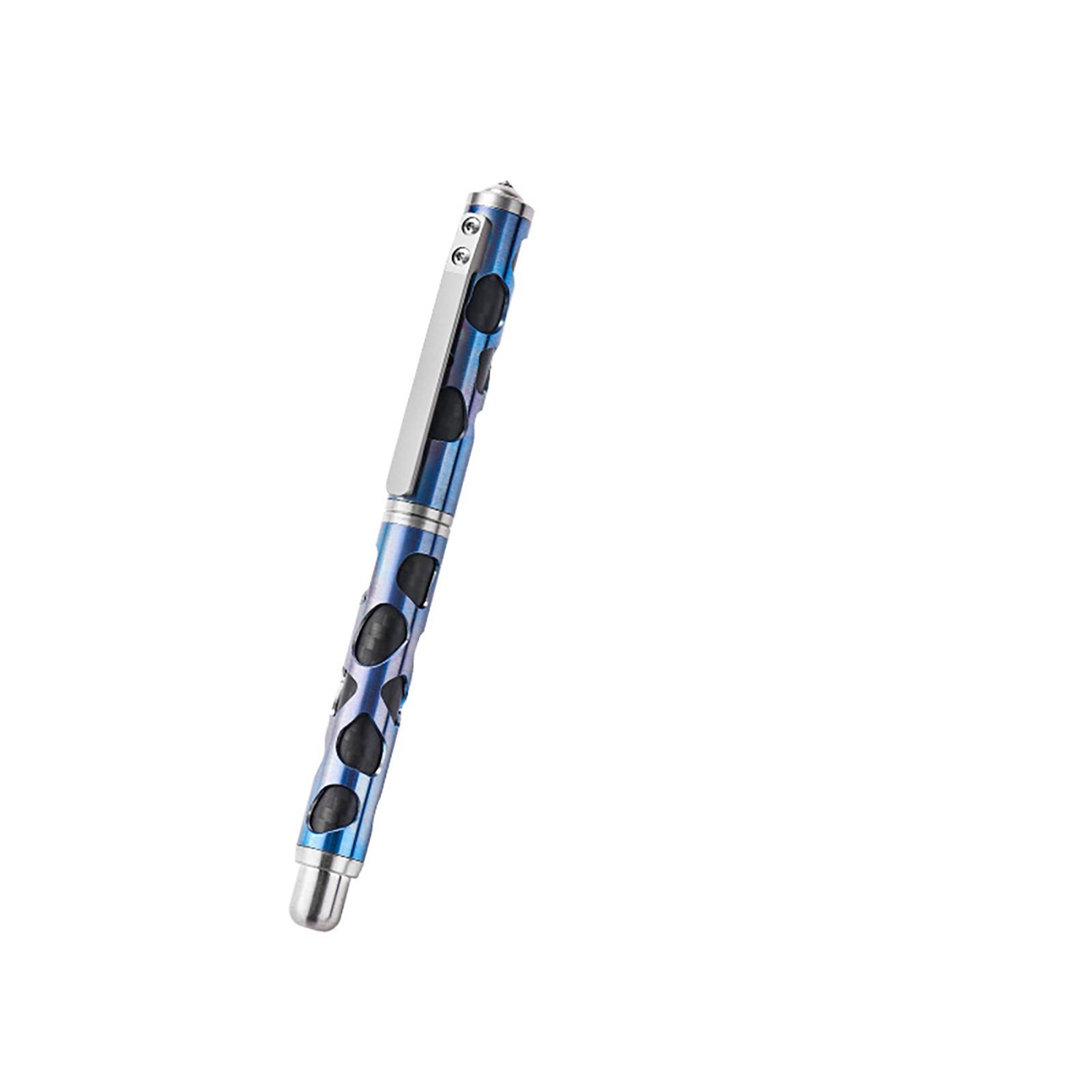 TIBROMTACK Gr5 Titanium Alloy Tactical Pen, EDC Survival Self Defense Tool with Tungsten Steel Tip, Window Breaker, 5.16×0.39 In/31.5g, Smooth Writing