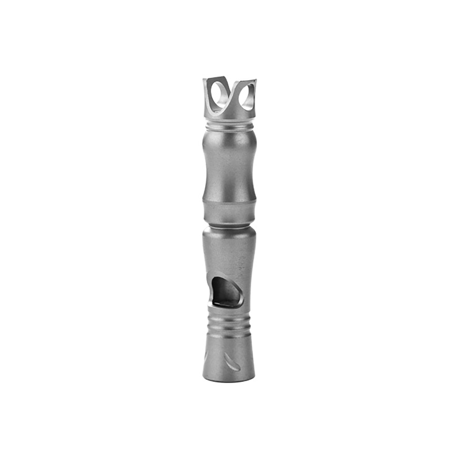 TIBROMTACK Gr5 Titanium Alloy Single Tube Loud Emergency Survival Whistle, Safety Whistle for Hiking Camping Dog Training Adults Emergency