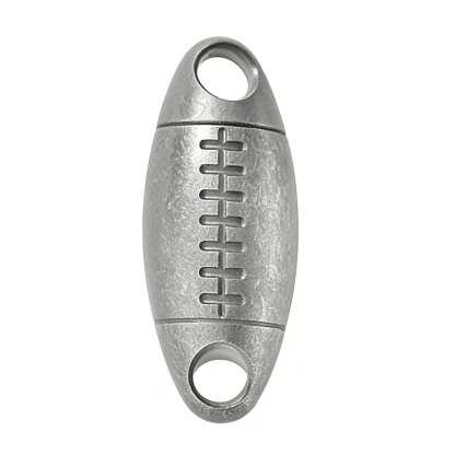 TIBROMTACK Titanium Quick Release Keychain - 30mm Football Key Fob