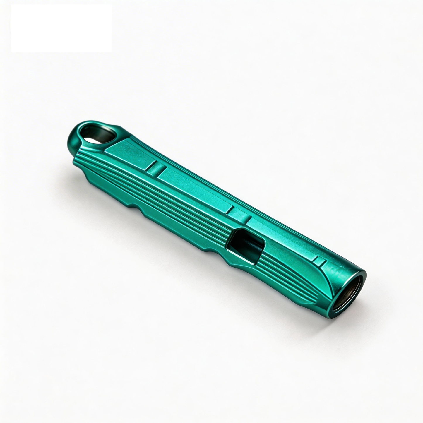 TIBROMTACK Titanium Whistle, Gr5 Titanium Emergency Whistle Loud Survival Whistle, Portable Whistles for Outdoor