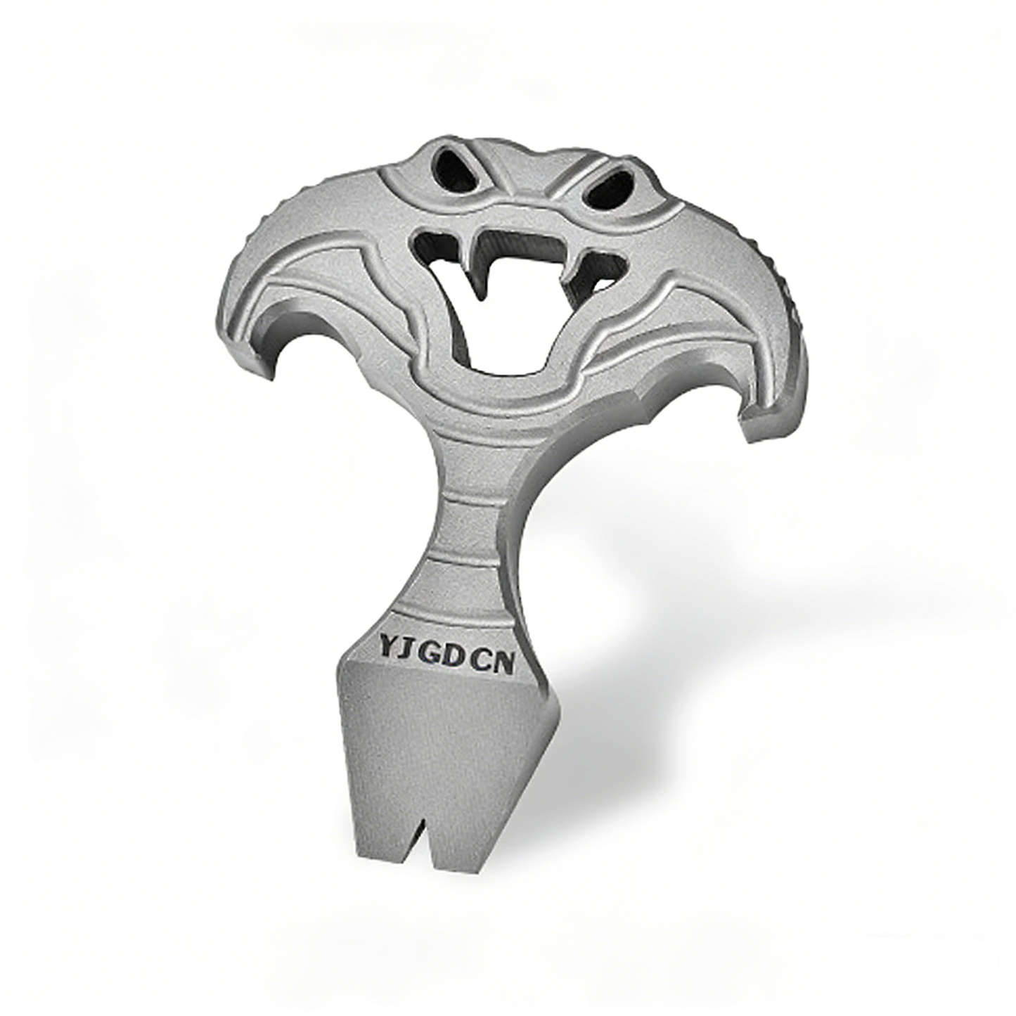 TIBROMTACK Titanium EDC Pry Bar, Mini 1.2oz Lightweight Multitool for Camping, Emergency Situations, Bottle Opener