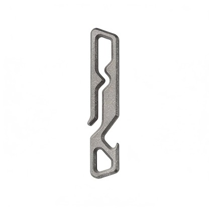 TIBROMTACK Titanium Belt Clip Key Holder, EDC Pocket Clip with Bottle Opener, Ultra-Lightweight Gr5 Titanium Keychain for Belt, Key Ring & Bag Charms for Men Women, 2.56x0.51x0.16in