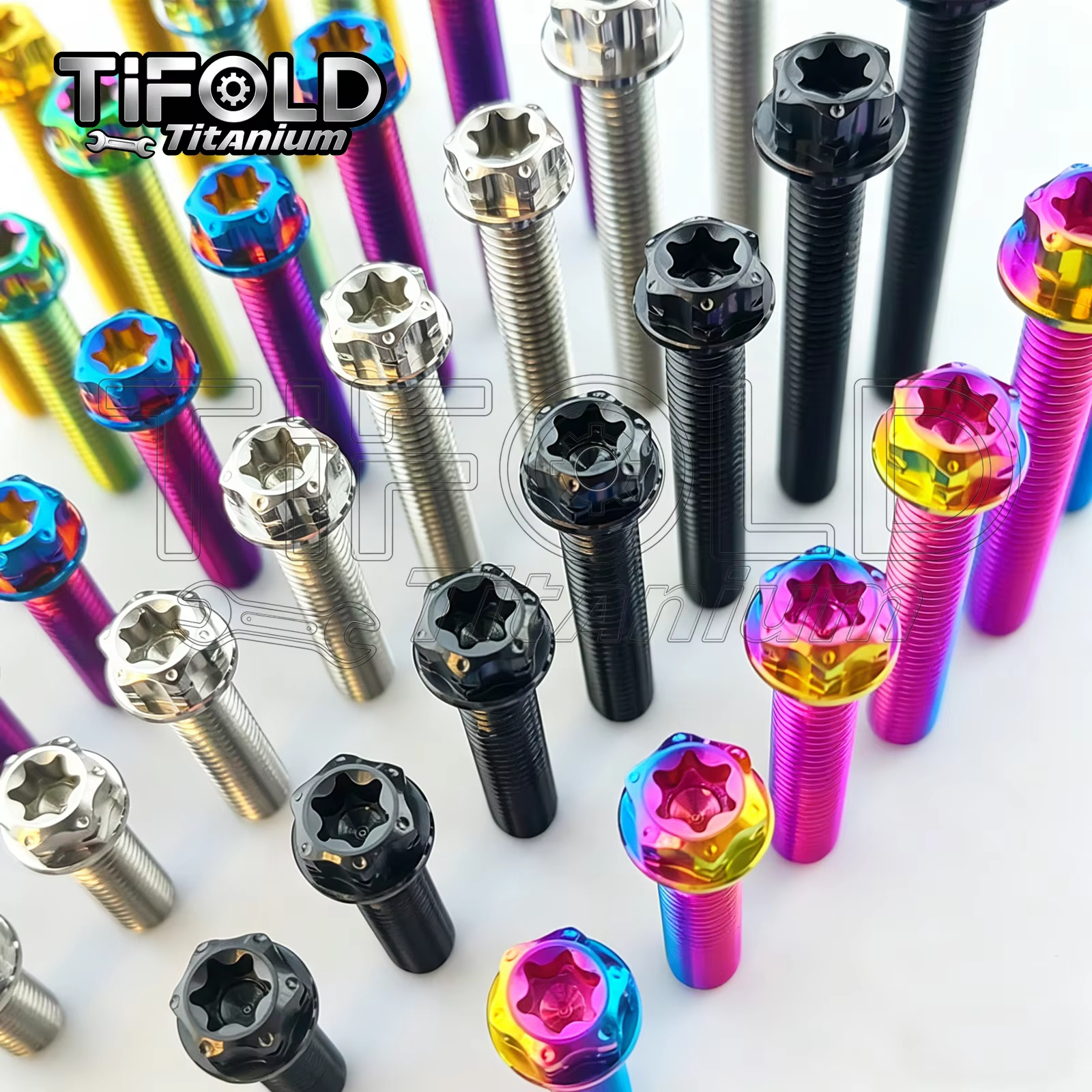 M6 Titanium Bolts 1Piece, T30 Torx Screwdriver Head, High Strength Lightweight for Motorcycle