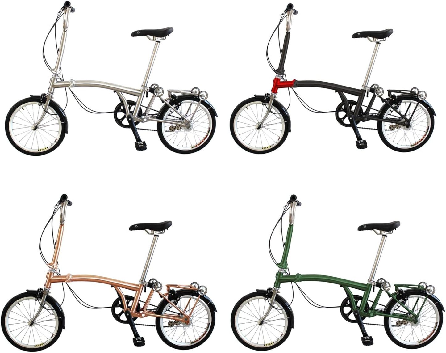 TIBROMTACK Titanium Stem Post Compatible for Brompton Bike Head Tube S/M/NM/H/P Type Foldable Superlight Handle Post