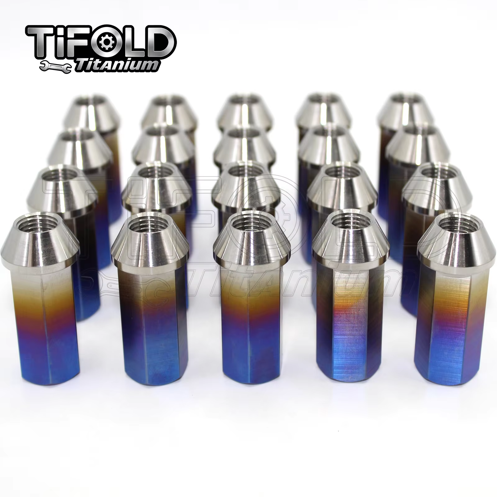 TIFOLD M12x45x1.25P Titanium alloy car wheel hub screws  (1pc/5pcs/10pcs)