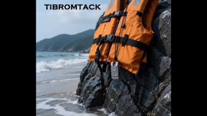 TIBROMTACK GR5 Titanium Emergency Whistle, Loud Survival Whistle for Adults Emergency, Lightweight Rustproof Dog Whistle, Portable Safety Whistle for Outdoor 