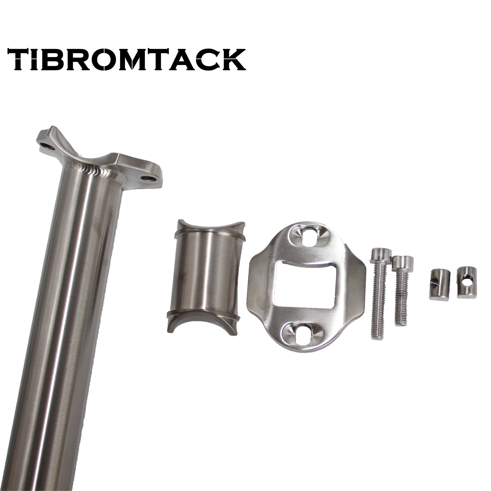 TIBROMTACK Titanium Bike Seat Post, 35cm 257g Lightweight High Strength for Road/Mountain Bikes