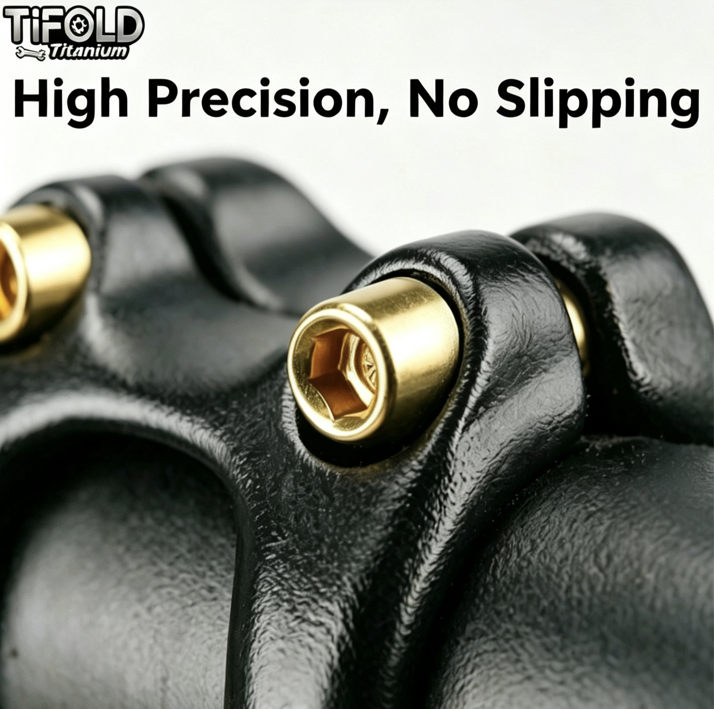 Titanium Alloy Stem Mounting Screws, 6 PCS, Ultralight & High‑Strength, Head Tube Fixing Screws for Road & Mountain Bikes  