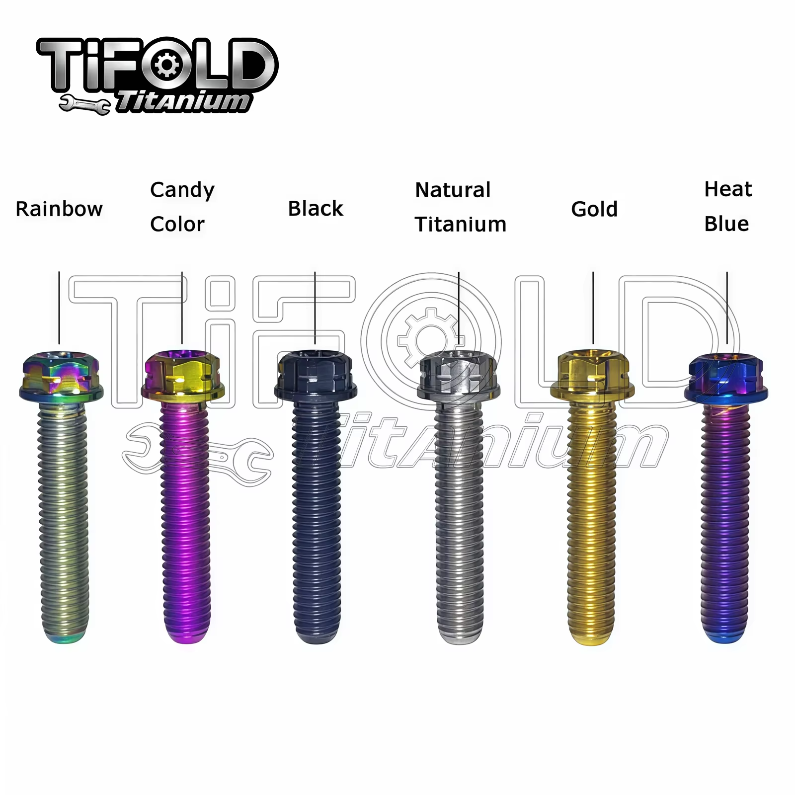  M6 Titanium Bolts 1Piece, T30 Torx Screwdriver Head, High Strength Lightweight for Motorcycle