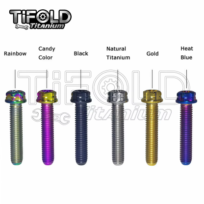 M6 Titanium Bolts 1Piece, T30 Torx Screwdriver Head, High Strength Lightweight for Motorcycle