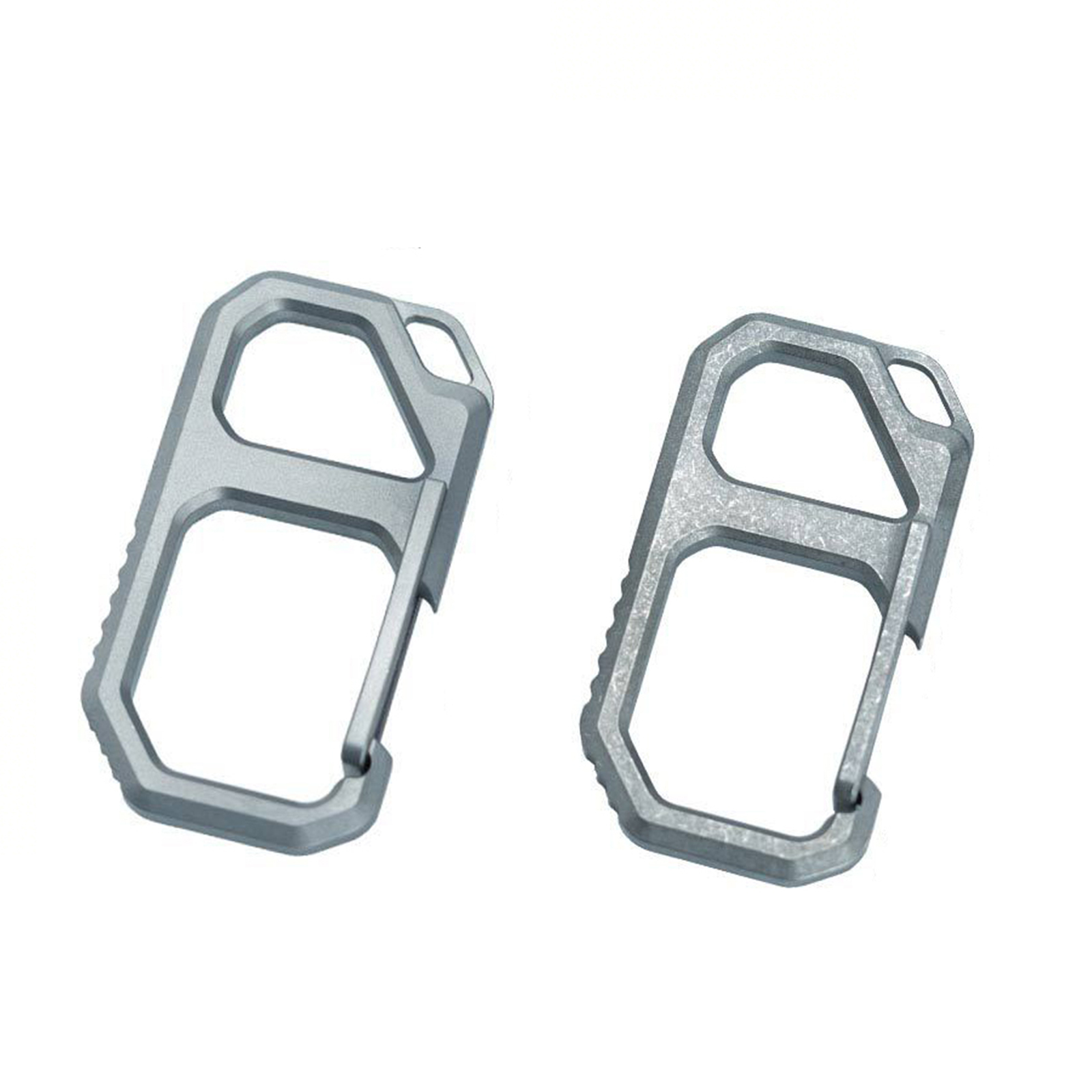 TIBROMTACK Titanium Keychain, Gr5 Titanium Carabiner, Key Clip for Keys & Outdoor Use