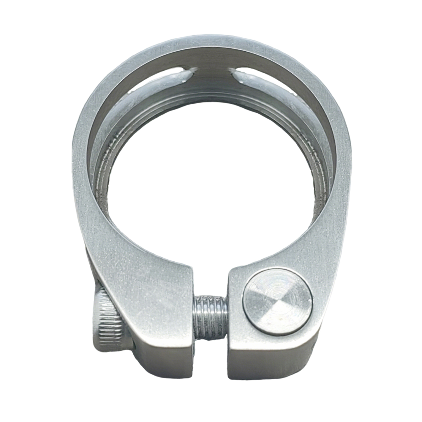 TIBROMTACK Titanium Alloy Bicycle Seat Clamp, 34.9mm(1.37inch)/ 28.6mm(1.13inch) Lightweight High Strength Bike Seat Clamp for Bike Seat Posts, Durable & Comfortable Riding