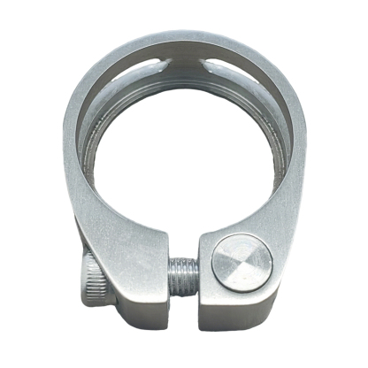 TIBROMTACK Titanium Alloy Bicycle Seat Clamp, 34.9mm(1.37inch)/ 28.6mm(1.13inch) Lightweight High Strength Bike Seat Clamp for Bike Seat Posts, Durable & Comfortable Riding