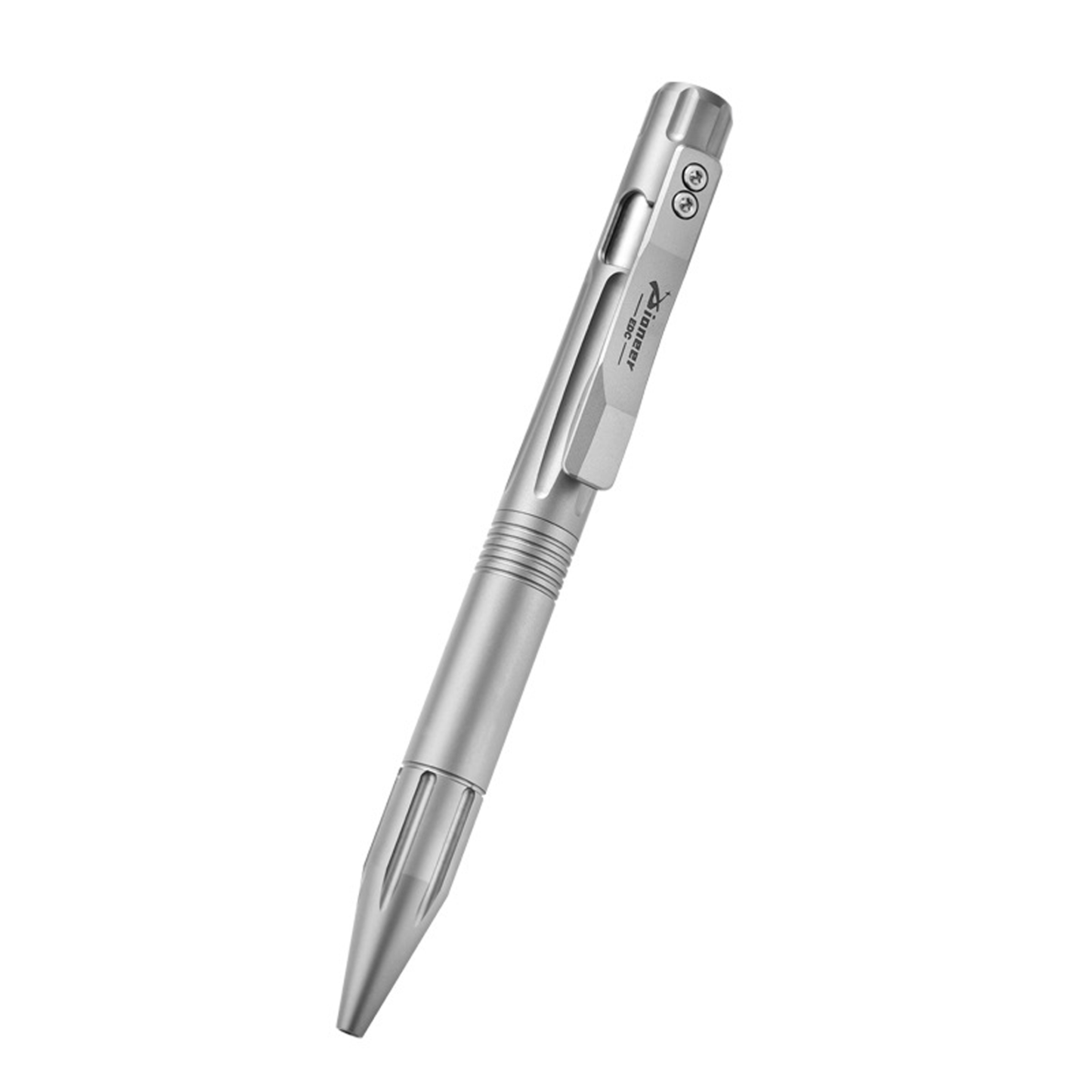 TIBROMTACK Pure Titanium Bolt Action Pen - 127mm/5in 34g Metal Writing Pen | Steel-Strength EDC Fidget Pen for Signing & Calligraphy, BPA Free