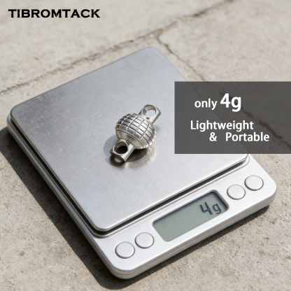 TIBROMTACK Gr5 Titanium Alloy Quick Release Keychain, Detachable Key Ring Quick Release