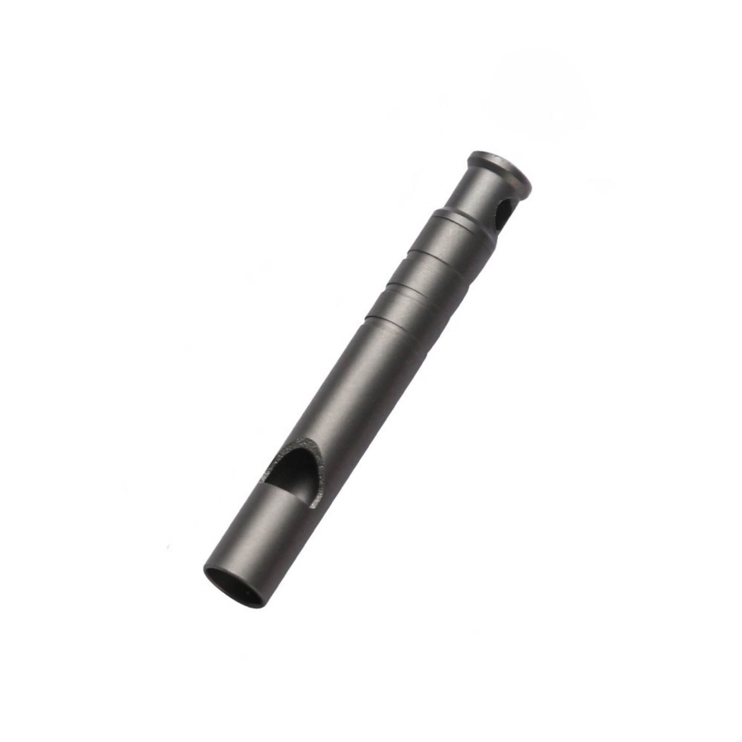 TIBROMTACK Titanium Emergency Whistle, Gr5 Titanium Alloy Safety Whistle, High Decibel Portable Outdoor Survival Whistle for Adults, Lightweight Compact Whistle for Hiking Camping Climbing