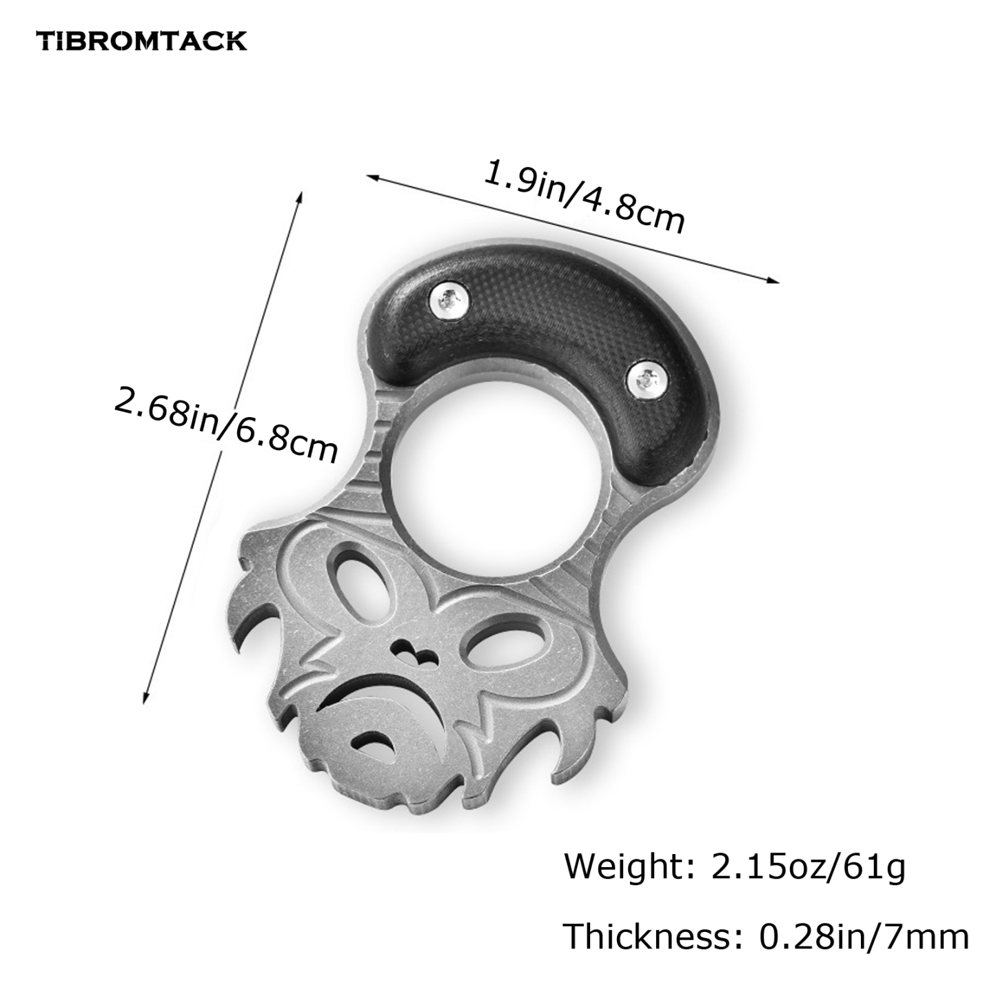 Premium Titanium EDC Bottle Opener, Lightweight 2.15oz Multifunctional Pry Bar, Portable Decorative Tool for Outdoor Camping Travel Daily Use