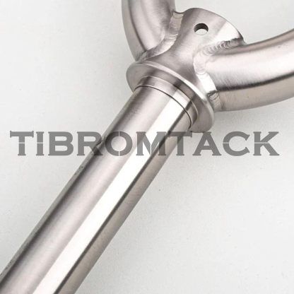 TIBROMTACK MTB Fork Titanium Bike Rigid Fork 26/27.5/29 Inches Straight Tube A Pillar Disk Brake Mountain Bicycle Hard Fork