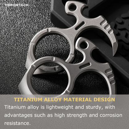 Titanium Bottle Opener, EDC Multi-Functional Pry Bar, Ultra-Light 0.63oz Portable Tool for Beer Caps Beverage Lids, Hook & Pry Lightweight Tools for Outdoor Camping Hiking (2.4x2x0.24 Inches)