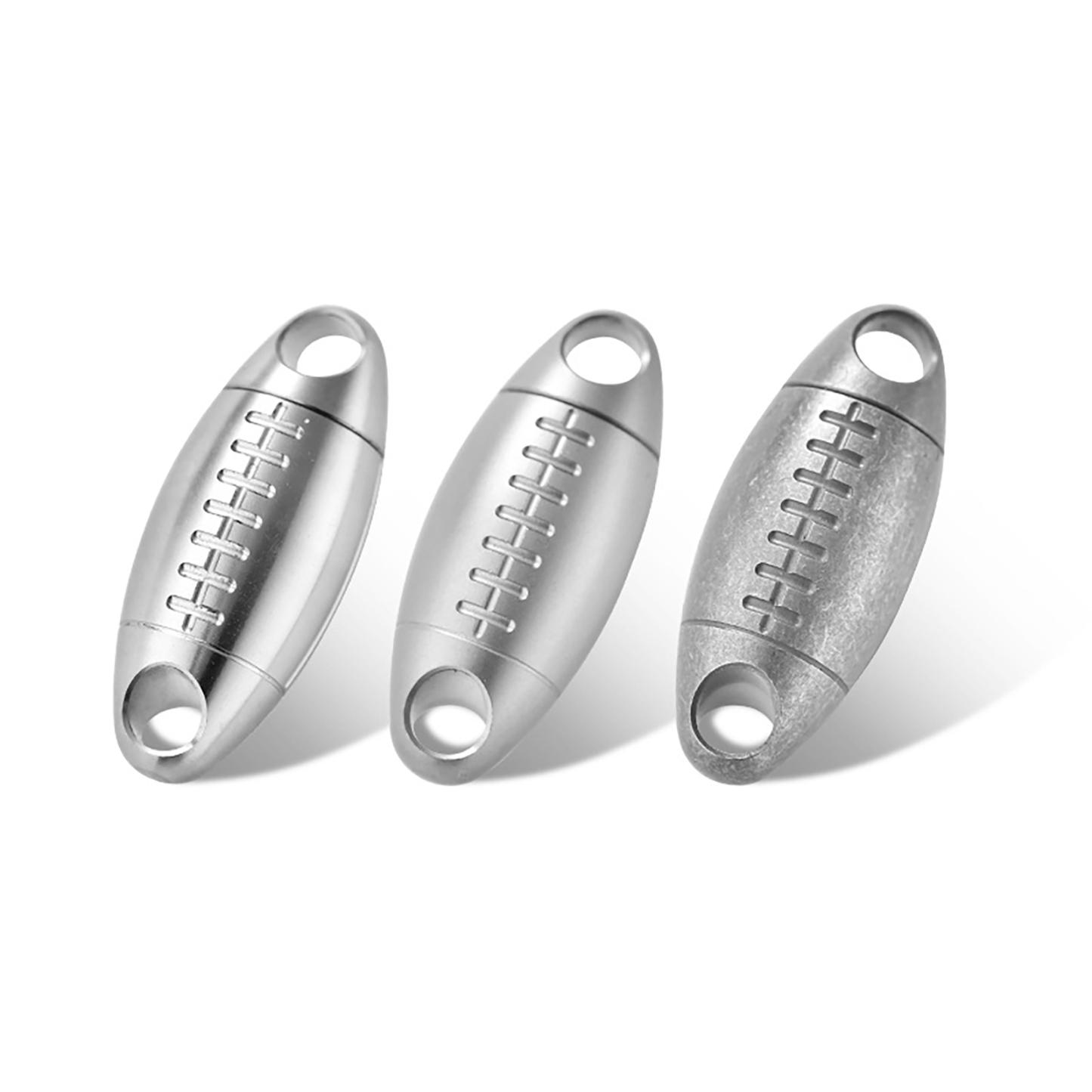 TIBROMTACK Titanium Quick Release Keychain - 30mm Football Key Fob