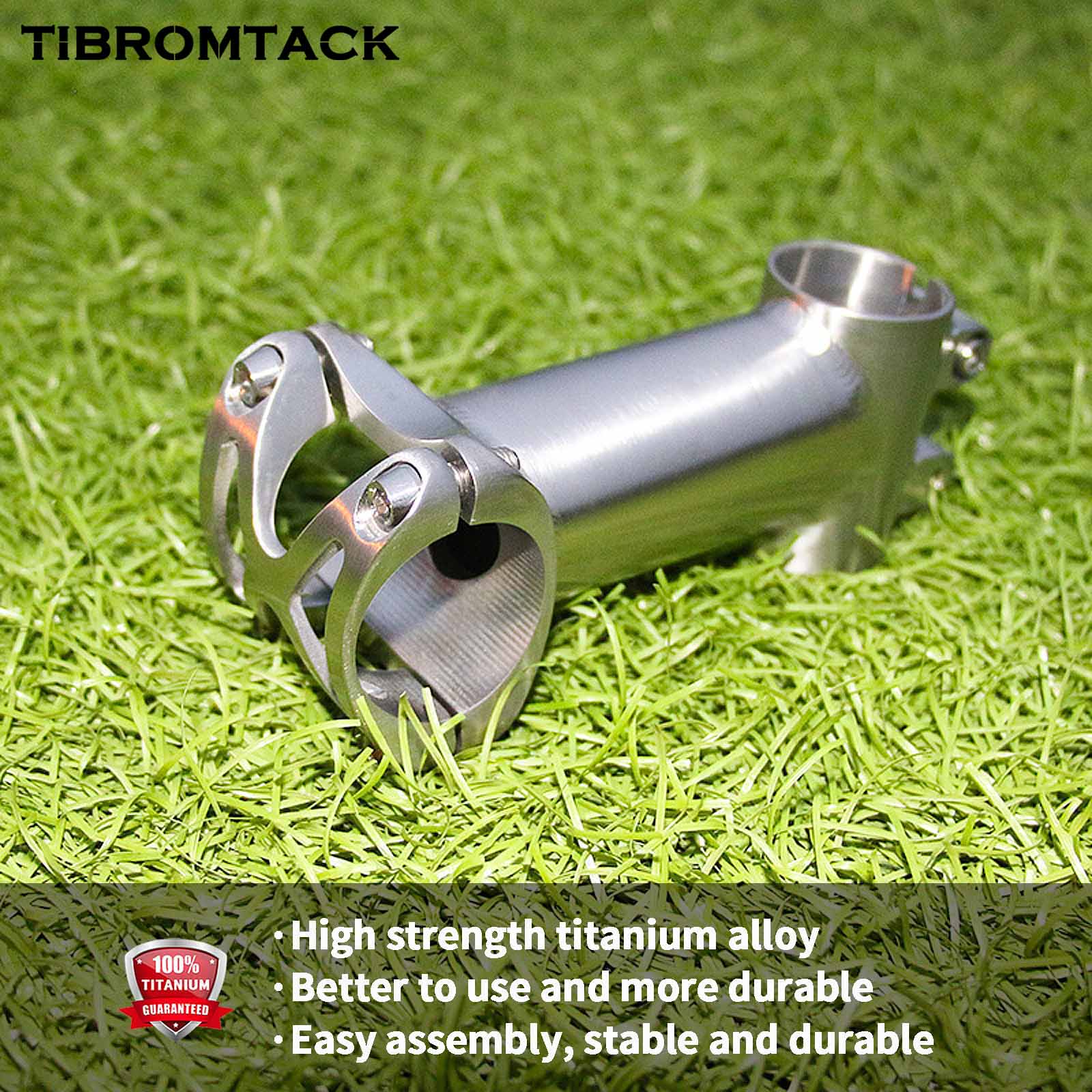 Bicycle Titanium Stem Post Integrated handlebars for mountain bikes and road bikes 25.4mm/31.8mm