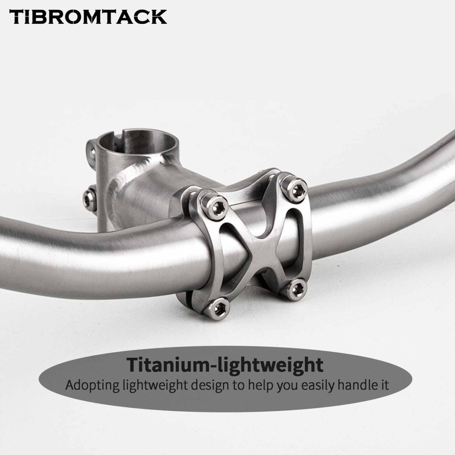 Bicycle Titanium Stem Post Integrated handlebars for mountain bikes and road bikes 25.4mm/31.8mm