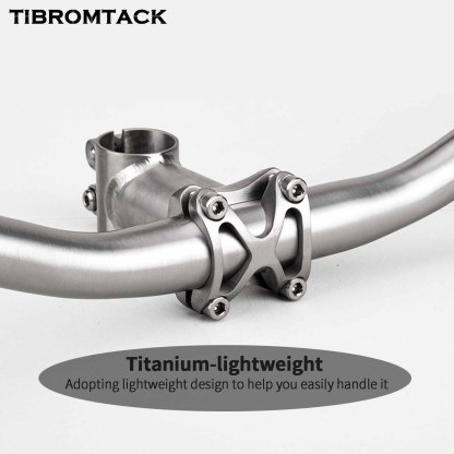 Bicycle Titanium Stem Post Integrated handlebars for mountain bikes and road bikes 25.4mm/31.8mm
