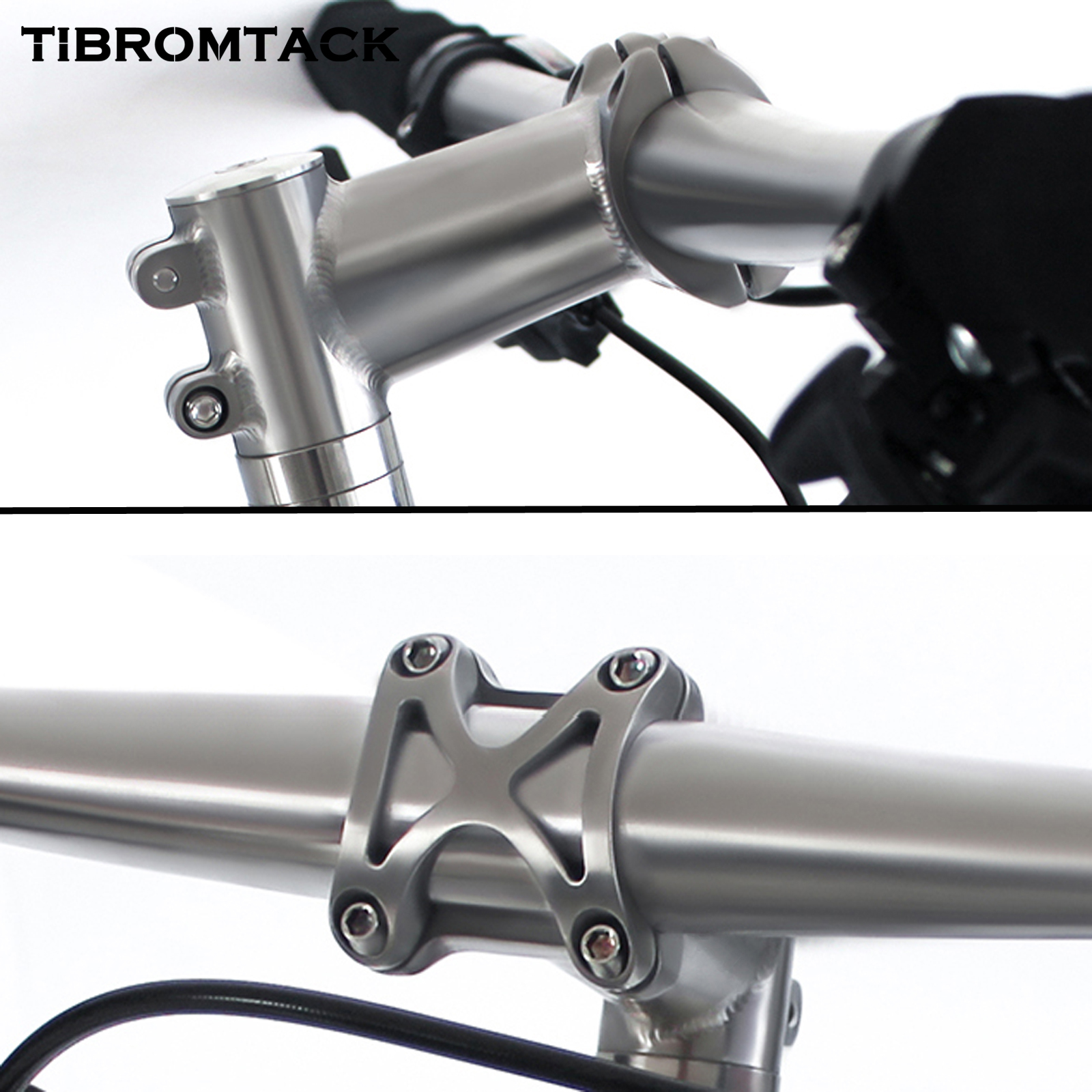 Bicycle Titanium Stem Post Integrated handlebars for mountain bikes and road bikes 25.4mm/31.8mm