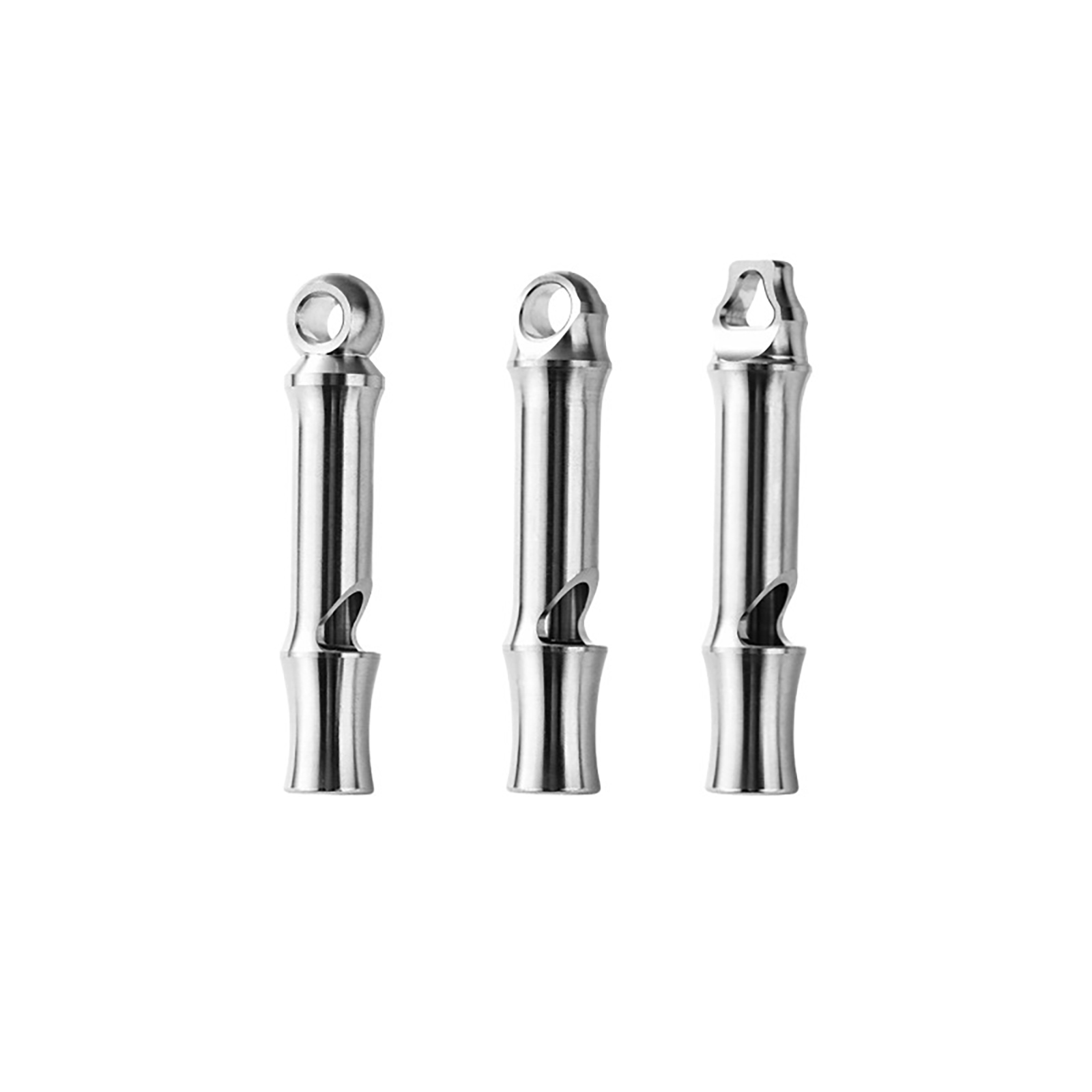 TIBROMTACK Titanium Whistle, Emergency Whistle Lightweight EDC Camping Tool, Portable Single Tube Whistle for Outdoor Survival
